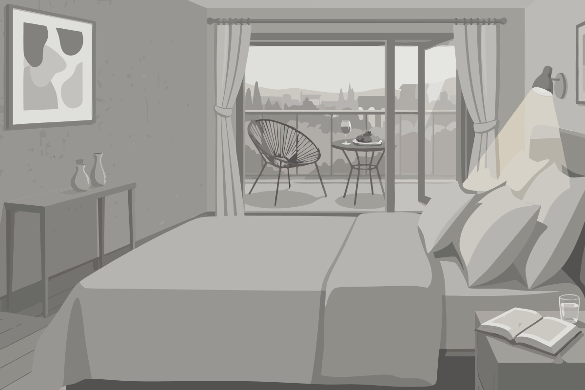 Family Room with Balcony